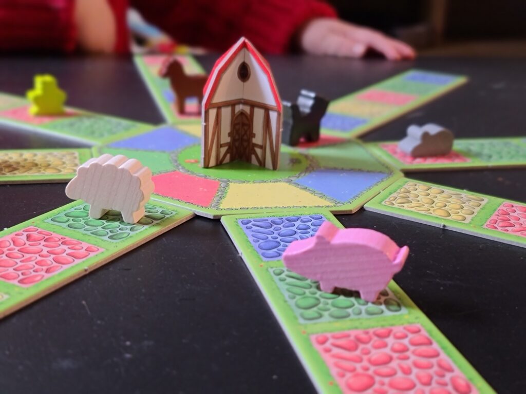 Read more about the article A Kid’s Board Game Review: Barnyard Bunch